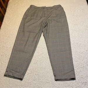 Reitmans Women's Elegant Plaid Checkered Dress Pants